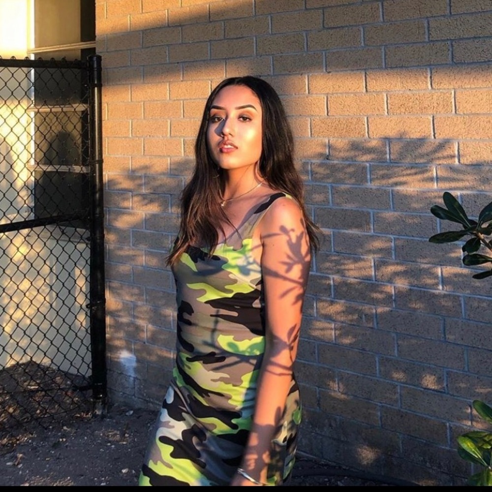 green army dress